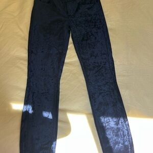 Paige Blue Velvet Pants